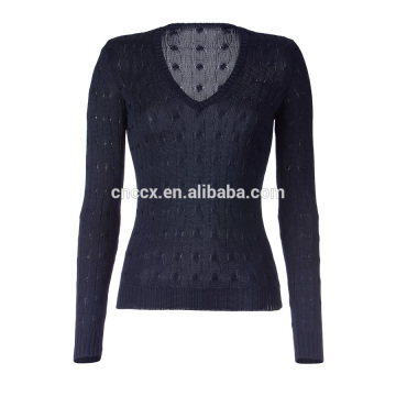 woman light weight crohet slim type sweater