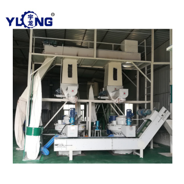 Industry engine power fine powder pellet production line