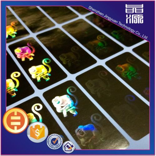 True color image hologram sticker customized 3d label