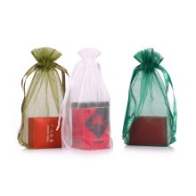 colorful customed size organza pouch