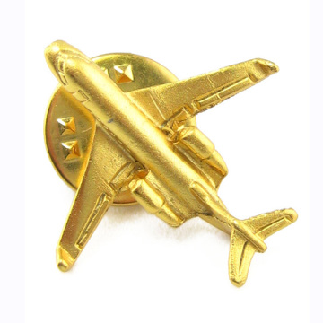 metal gold air force lapel pin