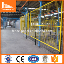 Yellow PVC Coated Canada Temp Fencing