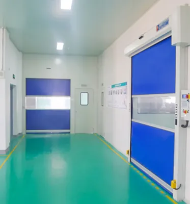 Car Wash High Speed Opening 2.0m/S PVC Plastic Roller Shutter Automatic Door