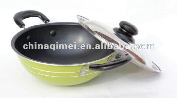 non stick aluminium wok