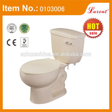 Two piece china ceramic colored toilets