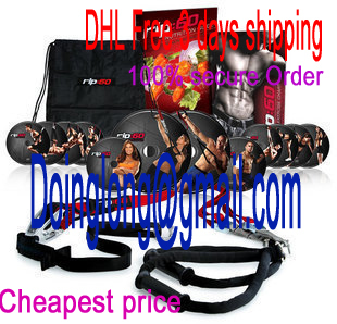 Cheep wholesale Rip 60 Fitness DVD and  Suspension Trainer Set