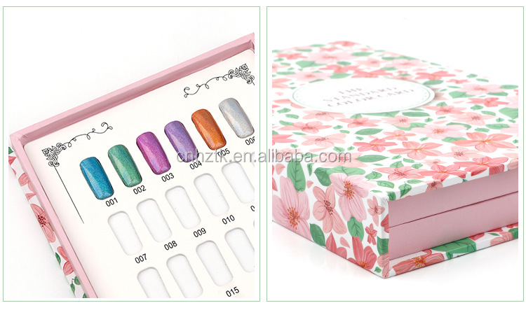 Nail Color Display Book Chart for nails polish color card