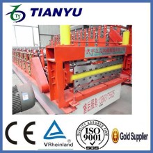 Double layer metal roof and wall roll forming machines