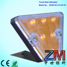 LED road tunnel delineator for induction