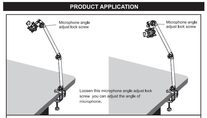 Professional Ma614 Broadcasting Recording Desktop Mic Stands Bracket Gimbals Suspension Boom Scissor Arm Stand Holder