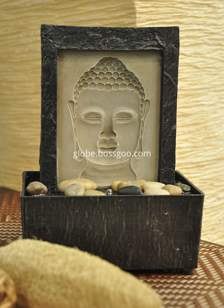 Table Fountain  Buddha Face