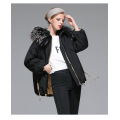 Trendy Clothing Women's Puffer Coats with Fur Hood