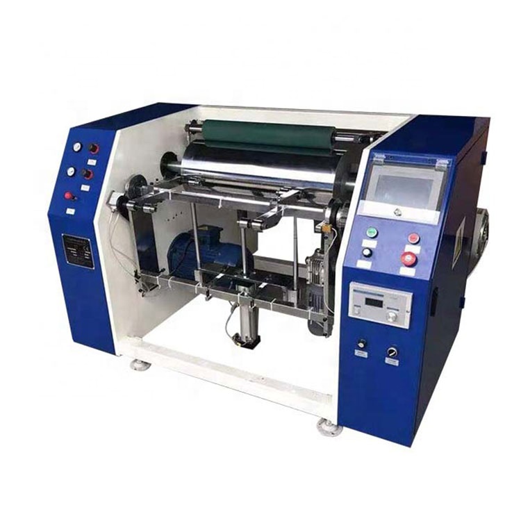 Hot Sale Aluminium Foil Household Foil Pvc Pe Cling Film Paper Roll Rewinding Machine