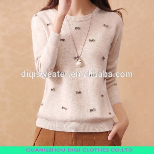 pullover fashion women sweater, womens knitted sweater, 2015 fashion pullover sweater