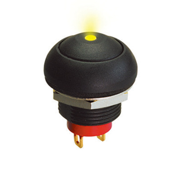 IP67 Round Cap LED Illuminated Push Button Switches