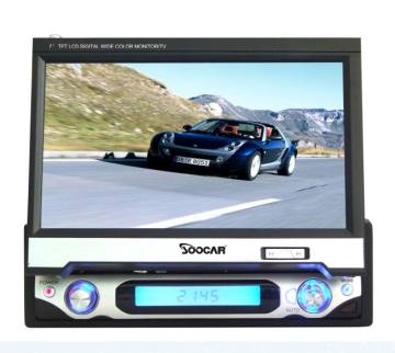 7 inch One Din In-dash Motorized TFT-LCD Monitor