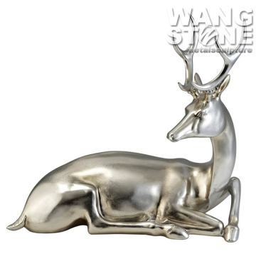 Decorative Life Size Stainless Steel Deer Statue