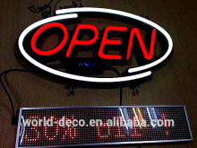Customized open neon led sign with wholesale price led sign