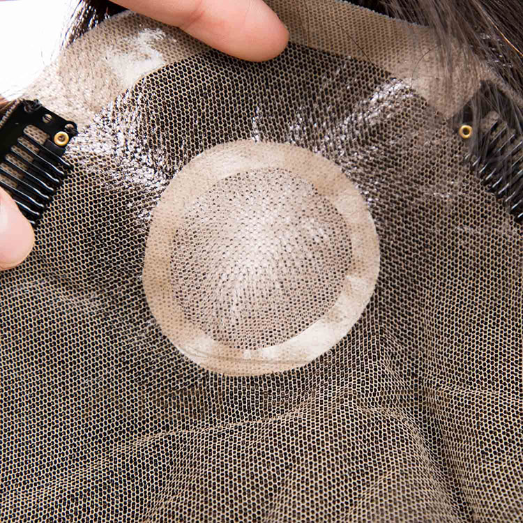 Aisi Hair Full Best Quality Replacement Indian Human Hair Men Toupee Cheap Female Toupee Hairpiece