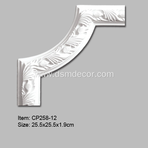 Polyurethane Crown Panel Moulding Corner