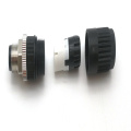 Conector de enchufe redondo m8 3 polos macho recto