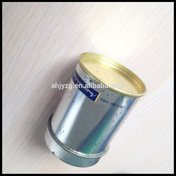recycling metal round storage box for toothpick