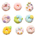 Cute Donut Slime Charms Beads Cookies Lovely Sweet Doughnut Flatback Resin Cabochons Buttons For Handicraft Scrapbooking DIY
