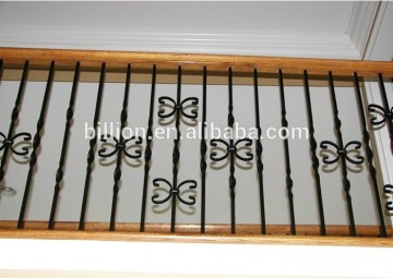 zinc black Steel Staircases Handrails
