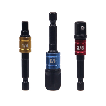 Impact Grade Driver Sockets Adapter Extension Set Right Angle Drill Driver Screwdriver