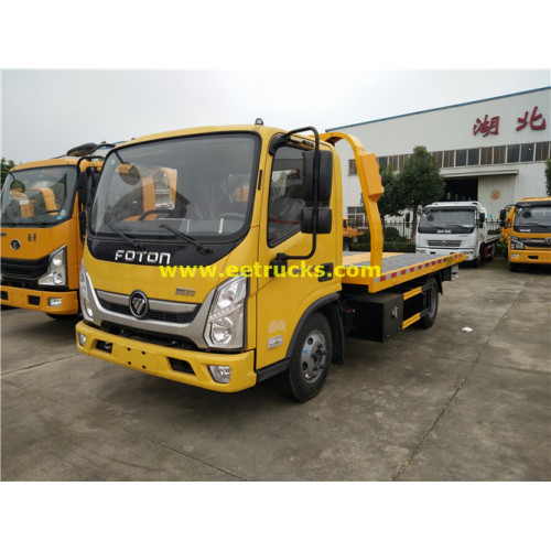 Camions de dépanneuse à plateau Foton 3 tonnes