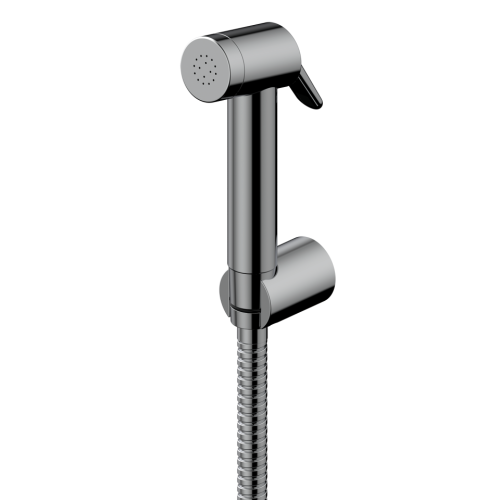 Portable silver shattaf bidet shower for toilet