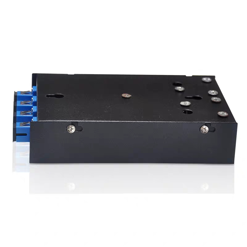 Fully equipped 4 Ports SC Fixed Rack-mount Fiber Optic Patch Panel, Mini ODF Terminal Box