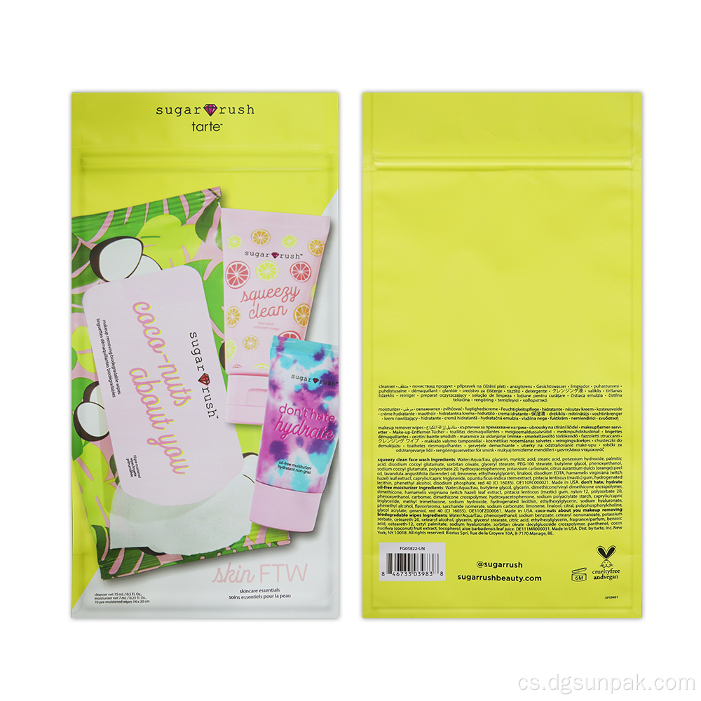Custom Eyelash Brush kulma na řasy mylar bag