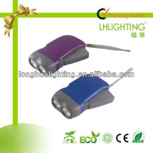 hand crank dynamo rechargeable led torch