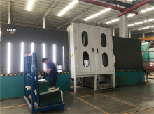 Steel materials vertical glass washing machine