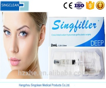 Singfiller Best Quality HA Dermal Facial Filler Injection, Hyaluronic Acid Dermal Filler