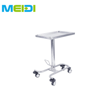 Stainless steel hospital mayo trolley cart