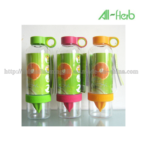 Korea Adult Citrus Zinger Bottle, Orange Lemon Juice Reusable Water Bottle