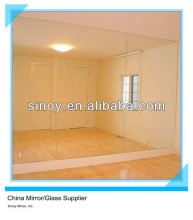 High quality wall decorative frameless dance studio mirrors