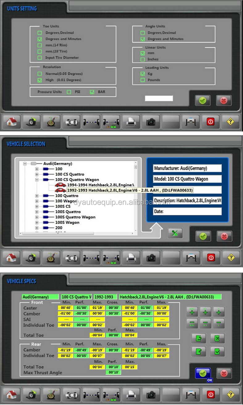Automatic Wheel Alignment Equipment for Hunter Aligner