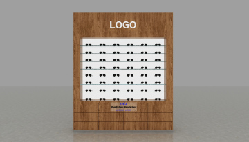 Custom Optical Shop Cabinet Sunglasses Display Showcases