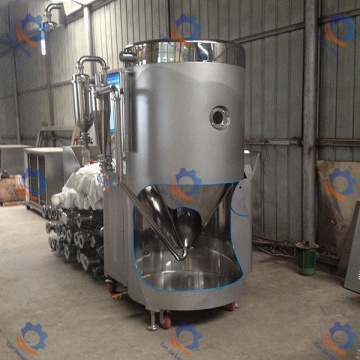 Centrifuge spray dryer of cupric hydroxide