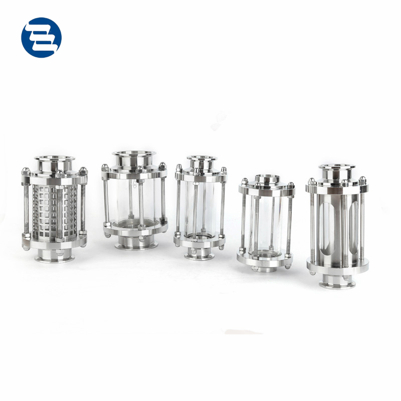 SANTHAI Sanitary Stainless Steel Welded Straight Tubular Sight Glass