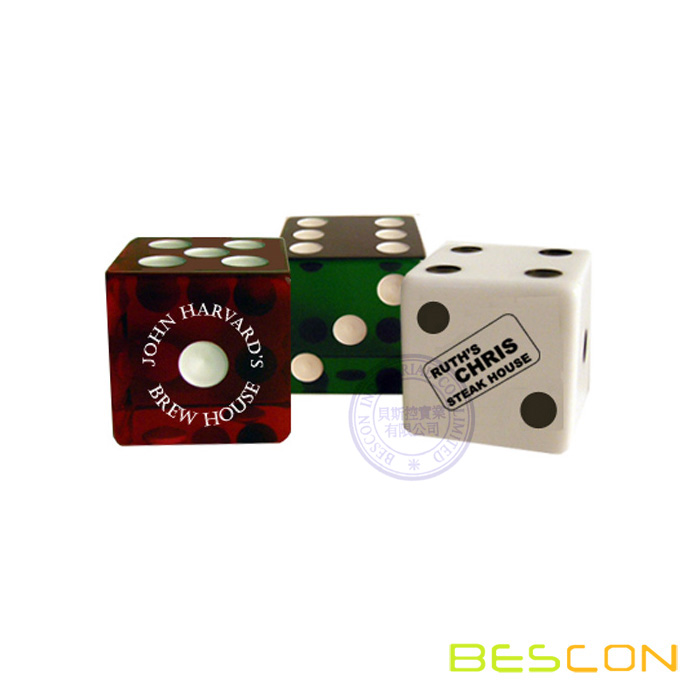 High Quality Promotional Logo Imprinted Dice