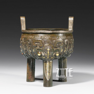 High quality bronze sculpture of chinese ding