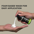 Eliminar las bacterias descalcando el lavado íntimo de los hombres limpios
