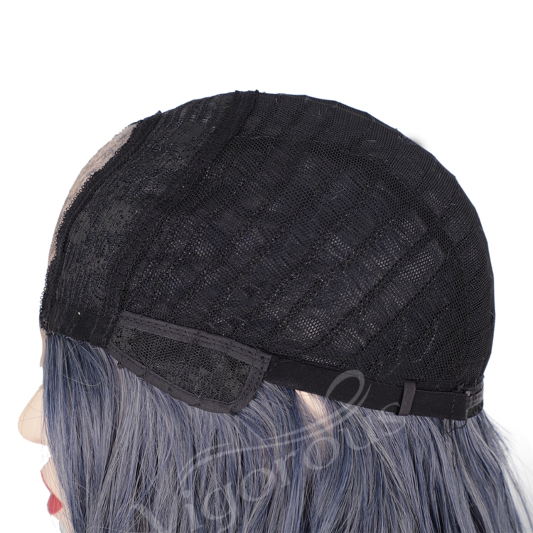 Top Quality Glueless Lace Front Colorful Bob Curly Short Deep Wavy Natural Hairline Synthetic Wigs For Black Women