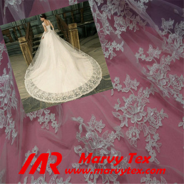 cotton stretch tulle fabric for wedding dress