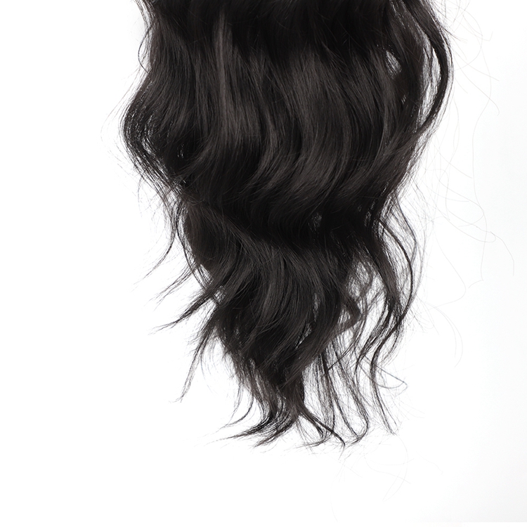 Hot Vendor Synthetic Blend lace Long Wavy Side Part Mono Black Glueless Wig Women Cosplay Heat Resistant Fiber Curly Color Wig