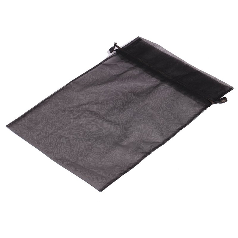 Big Black Organza Bag with Drawstring